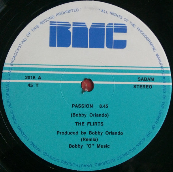 The Flirts : Passion (12", Maxi)