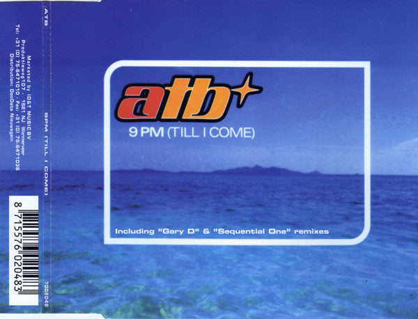 ATB : 9 PM (Till I Come) (CD, Maxi)