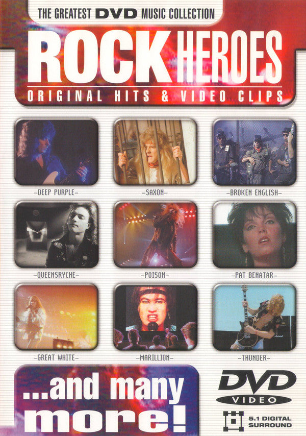 Various : Rock Heroes (Original Hits & Video Clips) (DVD-V, Comp, NTSC)