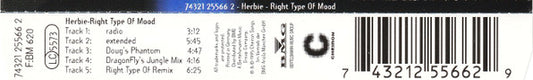 Herbie (4) : Right Type Of Mood (CD, Maxi)