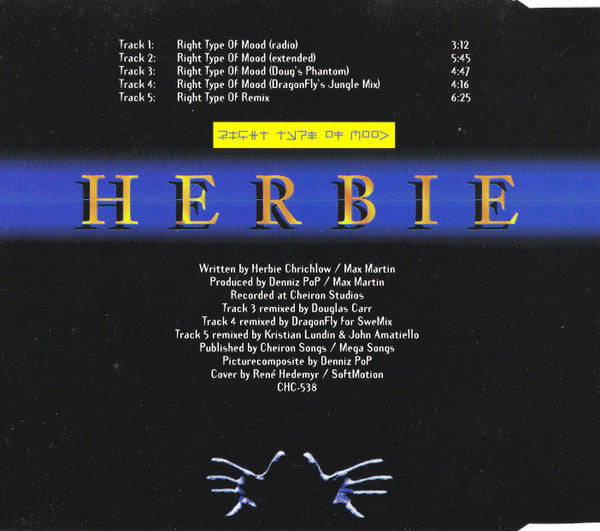Herbie (4) : Right Type Of Mood (CD, Maxi)
