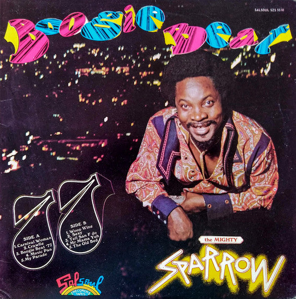 Mighty Sparrow : Boogie Beat '77 (LP, Album)
