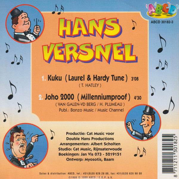 Hans Versnel : Kuku (Laurel & Hardy Tune) (CD, Single)