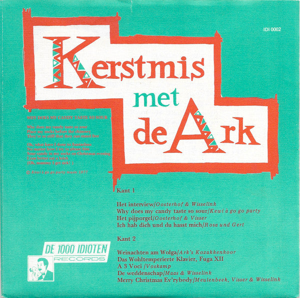 Various : Kerstmis Met De Ark (7")
