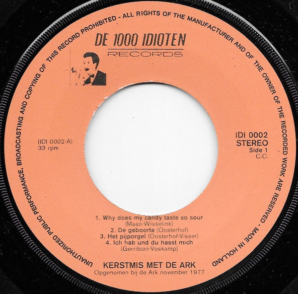 Various : Kerstmis Met De Ark (7")
