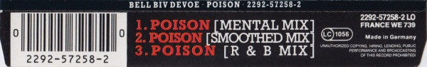Bell Biv Devoe : Poison (CD, Maxi)