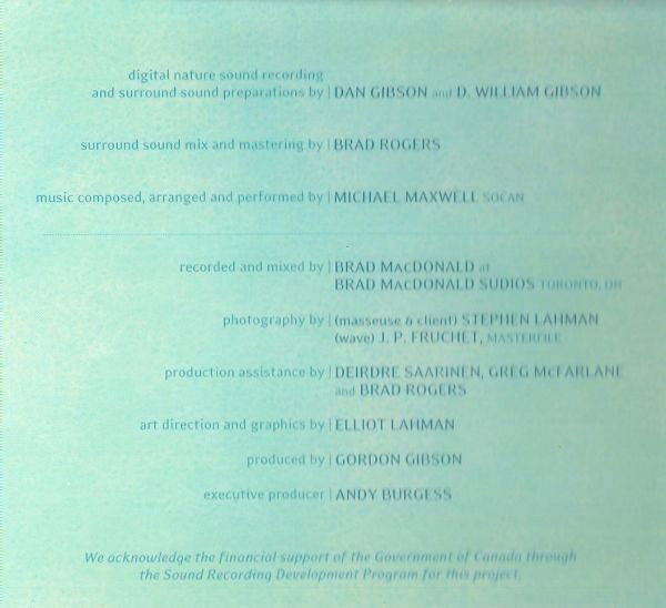 Michael Maxwell : Soothing Massage (CD, Album, Enh)