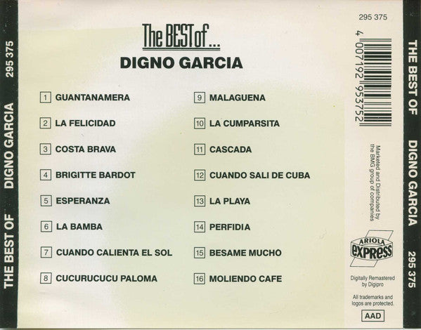 Digno Garcia : The Best Of Digno Garcia (CD, Comp)
