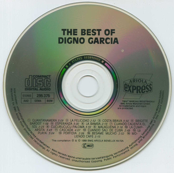 Digno Garcia : The Best Of Digno Garcia (CD, Comp)