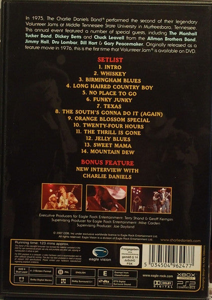 The Charlie Daniels Band : Volunteer Jam (DVD-V, PAL)