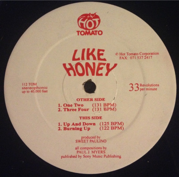 Like Honey (2) : One Two / Three Four (12")