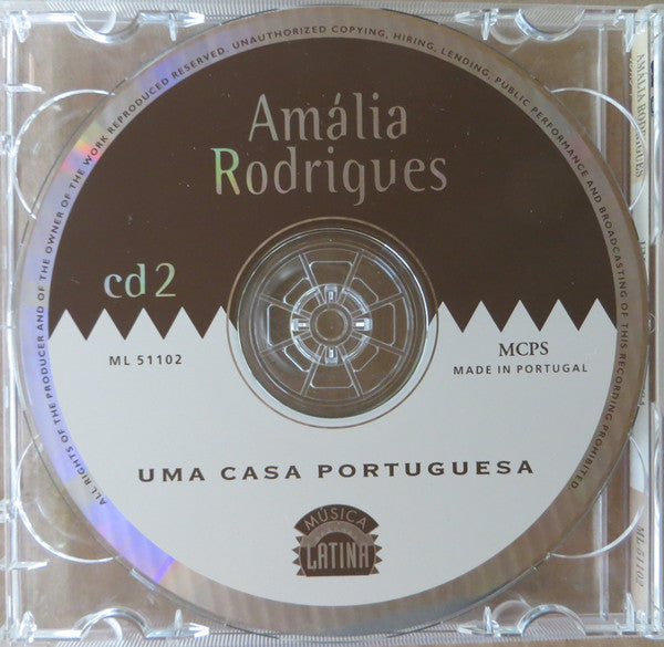 Amália Rodrigues : Uma Casa Portuguesa (2xCD, Comp)