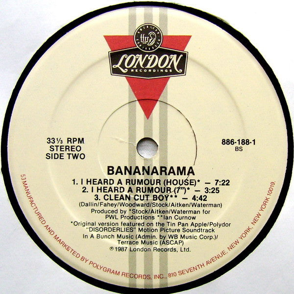 Bananarama : I Heard A Rumour (12", Single, Hau)