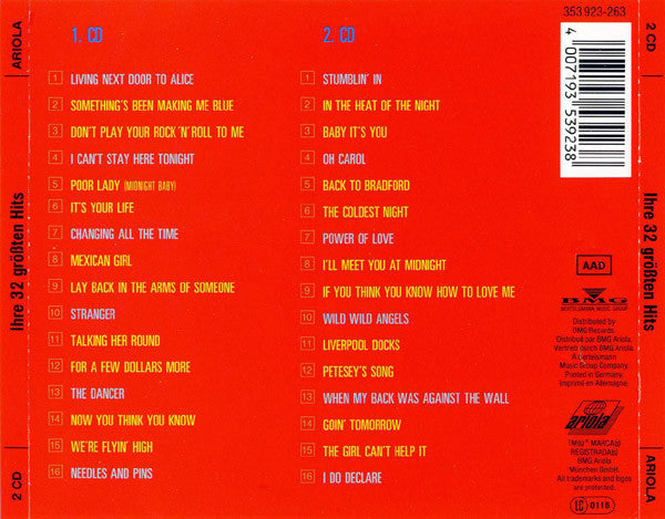 Smokie : Forever - Ihre 32 Größten Hits (2xCD, Comp, RM, Fat)