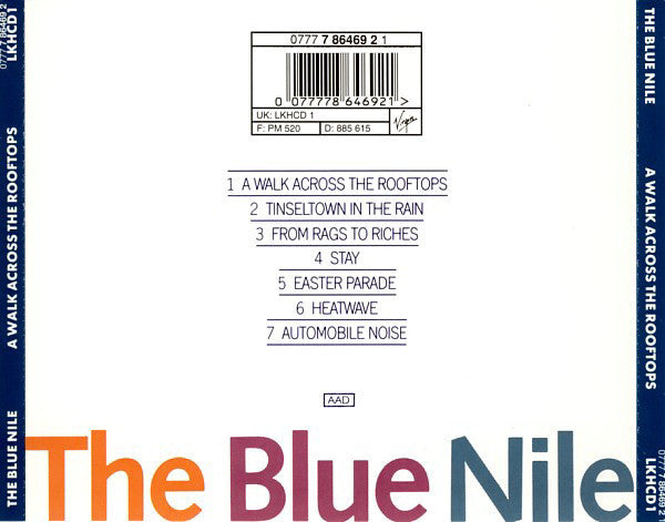 The Blue Nile : A Walk Across The Rooftops (CD, Album, RE)