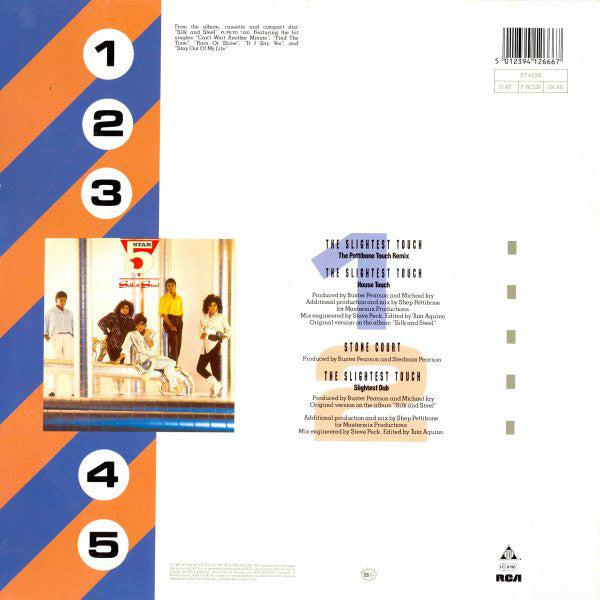 Five Star : The Slightest Touch (The Shep Pettibone Touch Remix) (12", Maxi)