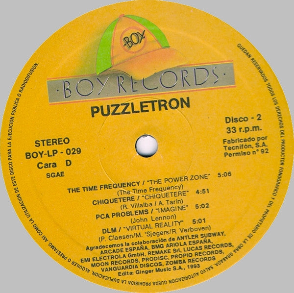 Various : Puzzletron (2xLP, Comp, P/Mixed)