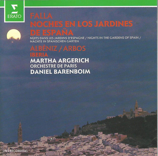 Manuel De Falla / Isaac Albéniz — Martha Argerich, Orchestre De Paris, Daniel Barenboim : Noches En Los Jardines De España • Iberia (CD, Club, RE)