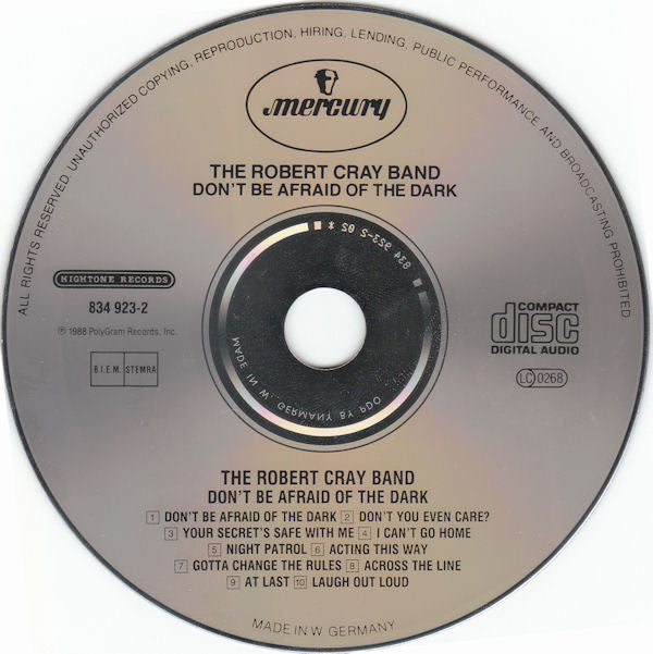 The Robert Cray Band : Don't Be Afraid Of The Dark (CD, Album)