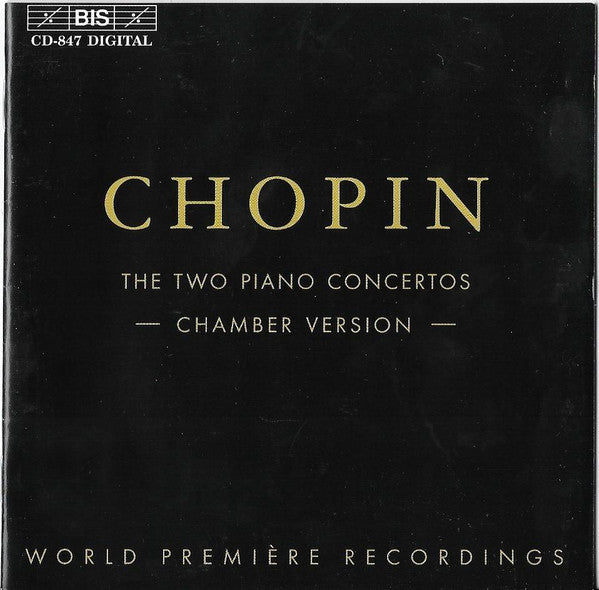 Frédéric Chopin, Fumiko Shiraga, The Yggdrasil Quartet : The Two Piano Concertos (Chamber Version) (CD, Album)