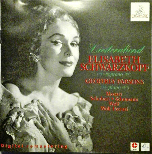 Elisabeth Schwarzkopf, Geoffrey Parsons (2) : Liederabend (CD, Album, RM)
