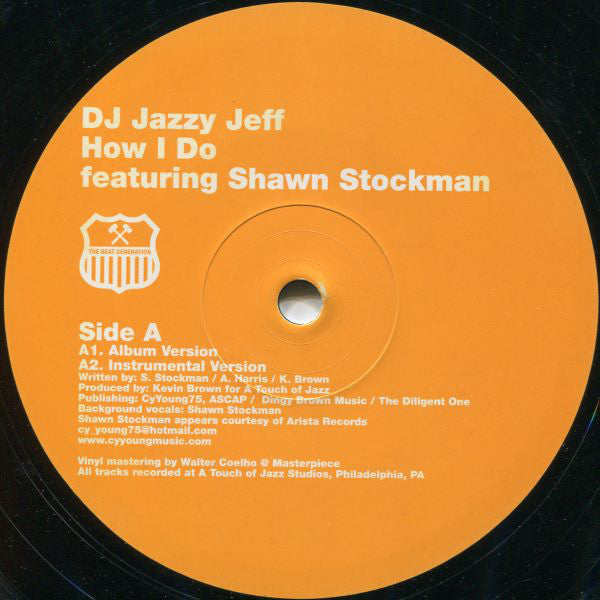 DJ Jazzy Jeff Featuring Shawn Stockman : How I Do (12")