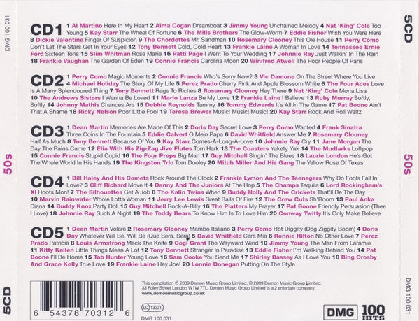 Various : 100 Hits 50s (5xCD, Comp)