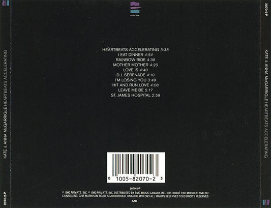 Kate & Anna McGarrigle : Heartbeats Accelerating (CD, Album)
