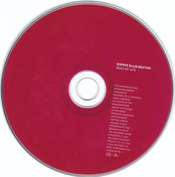 Sophie Ellis-Bextor : Read My Lips (CD, Album, S/Edition)