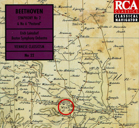 Ludwig van Beethoven, Boston Symphony Orchestra, Erich Leinsdorf : Symphony No. 2 & No. 6 "Pastoral" (CD, Comp)