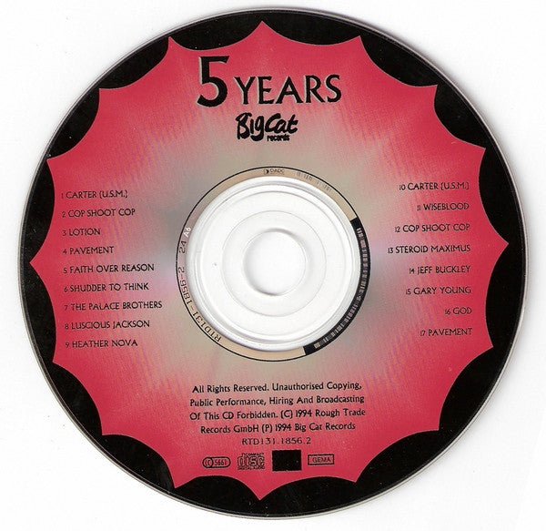 Various : The Big Cat Five (CD, Comp)