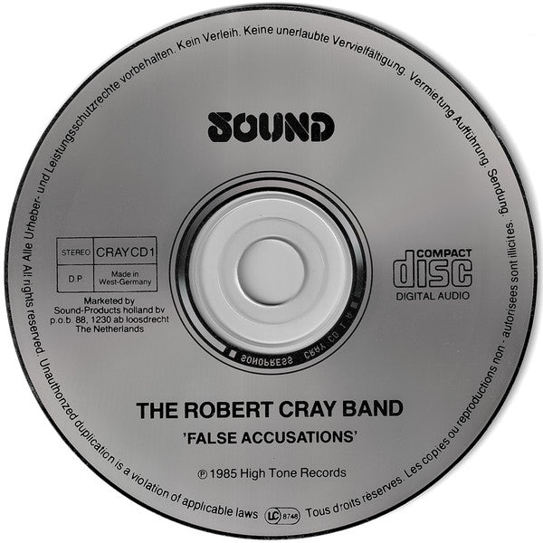 The Robert Cray Band : False Accusations (CD, Album)