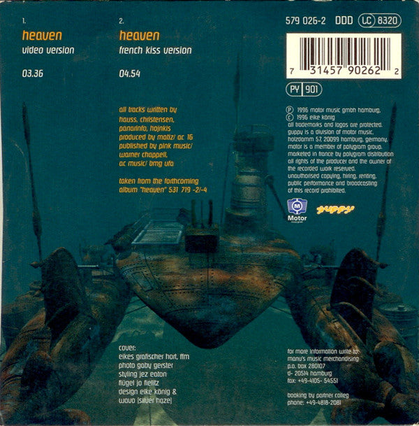 U96 : Heaven (CD, Single)