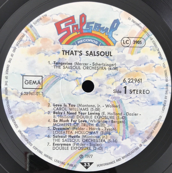 Various : That's Salsoul (LP, Comp)
