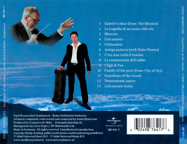 Ennio Morricone - Carel Kraayenhof : Guardians Of The Clouds (CD, Album)