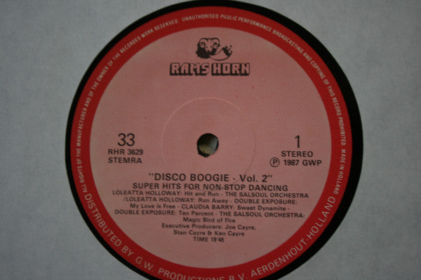 Various : Disco Boogie Vol. 2 (LP, Comp, Mixed)