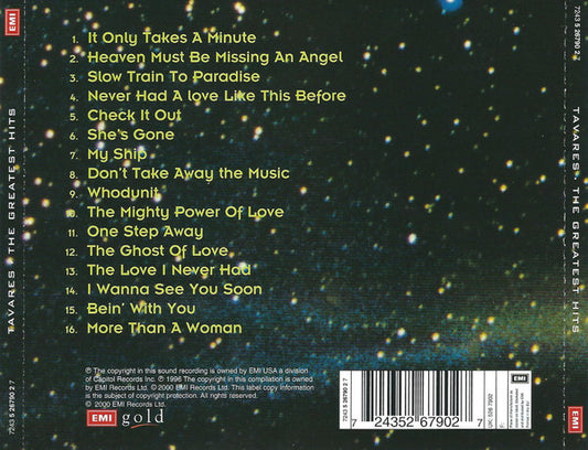 Tavares : The Greatest Hits (CD, Comp, RE, RP)