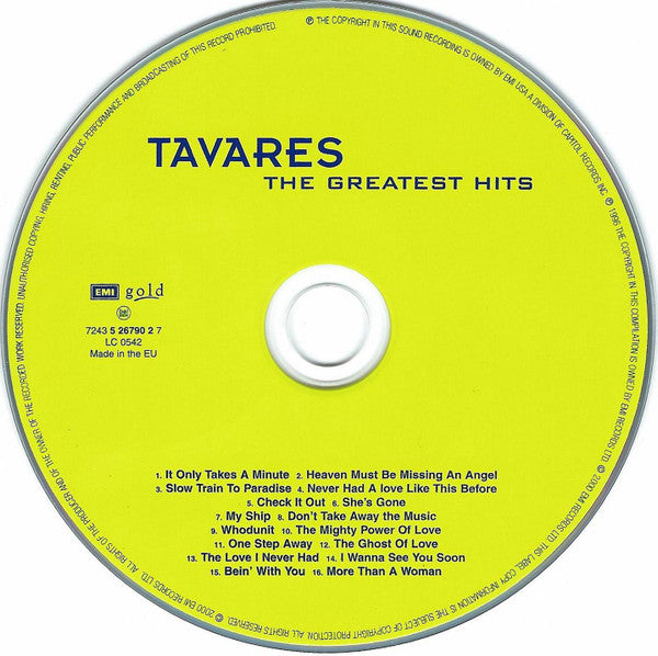 Tavares : The Greatest Hits (CD, Comp, RE, RP)