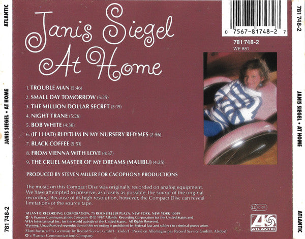 Janis Siegel : At Home (CD, Album)