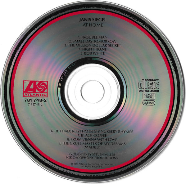 Janis Siegel : At Home (CD, Album)