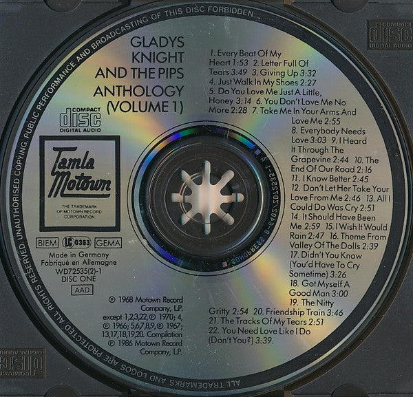 Gladys Knight And The Pips : Anthology (2xCD, Album, Comp, RE)