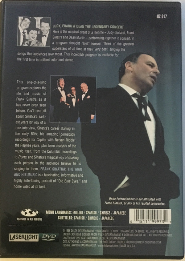 Frank Sinatra : Judy, Frank & Dean- The Legendary Concert / The Man And His Music (DVD, Comp)