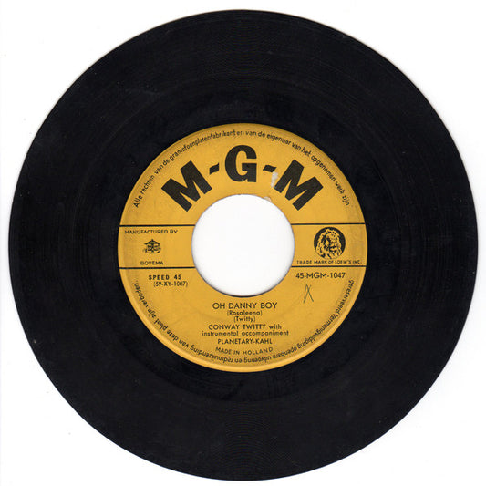 Conway Twitty : Oh Danny Boy (Rosaleena) (7", Single)