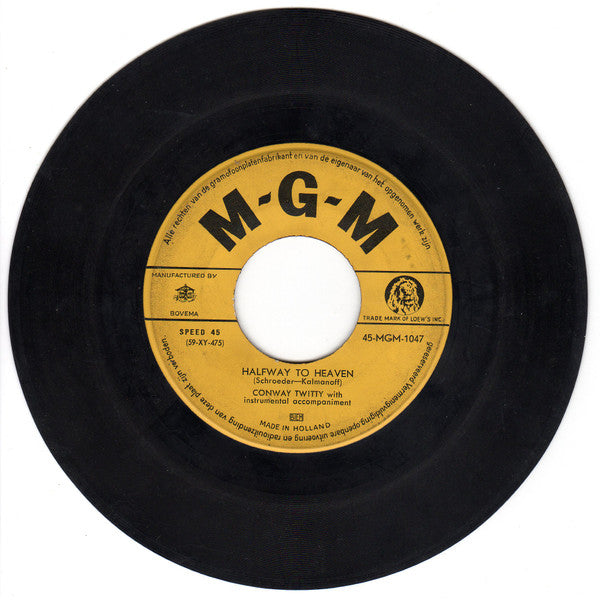 Conway Twitty : Oh Danny Boy (Rosaleena) (7", Single)