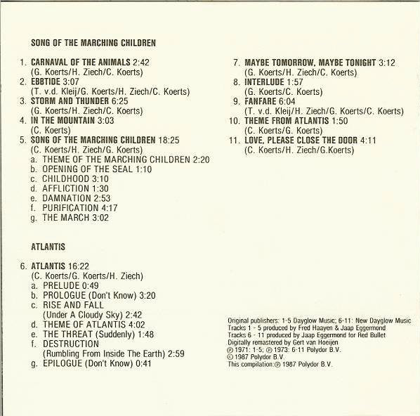 Earth And Fire : Song Of The Marching Children / Atlantis (CD, Comp, PDO)