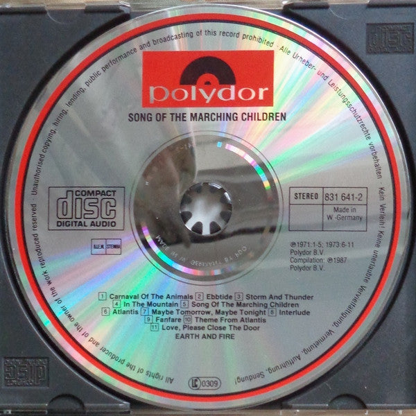 Earth And Fire : Song Of The Marching Children / Atlantis (CD, Comp, PDO)