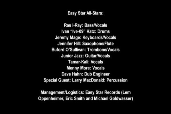 Easy Star All-Stars : Dub Side Of The Moon (Live) (DVD-V, NTSC)