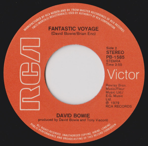 David Bowie : Boys Keep Swinging (7", Single)