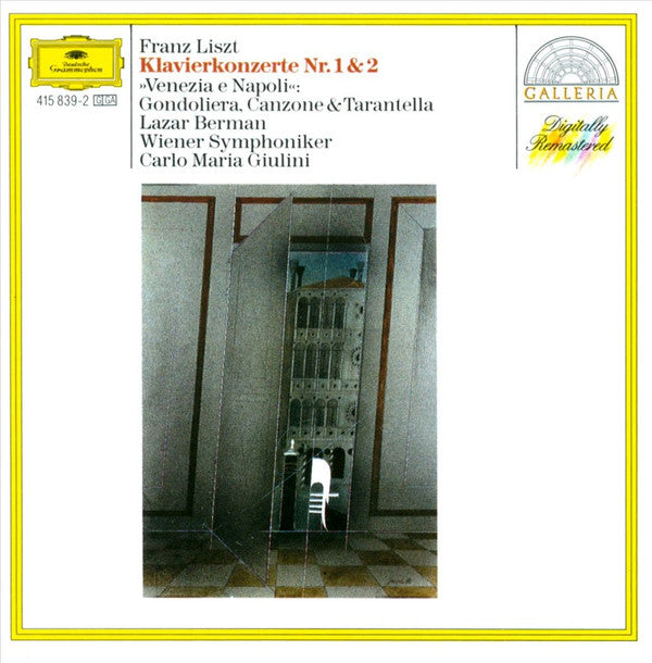 Franz Liszt - Lazar Berman, Wiener Symphoniker, Carlo Maria Giulini : Klavierkonzerte Nr. 1 & 2 / "Venezia E Napoli": Gondoliera, Canzone & Tarantella (CD, Comp, RM)