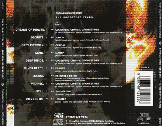 Grooverider : The Prototype Years (CD, Comp + CD, Mixed)